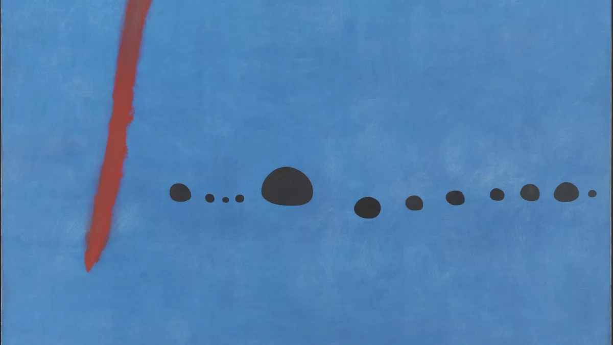 © Successió Miró / Adagp, Paris - photo © Centre Pompidou, MNAM-CCI/Philippe Migeat/Dist.RMN-GP / Cinétévé Miró, dans la couleur de ses rêves