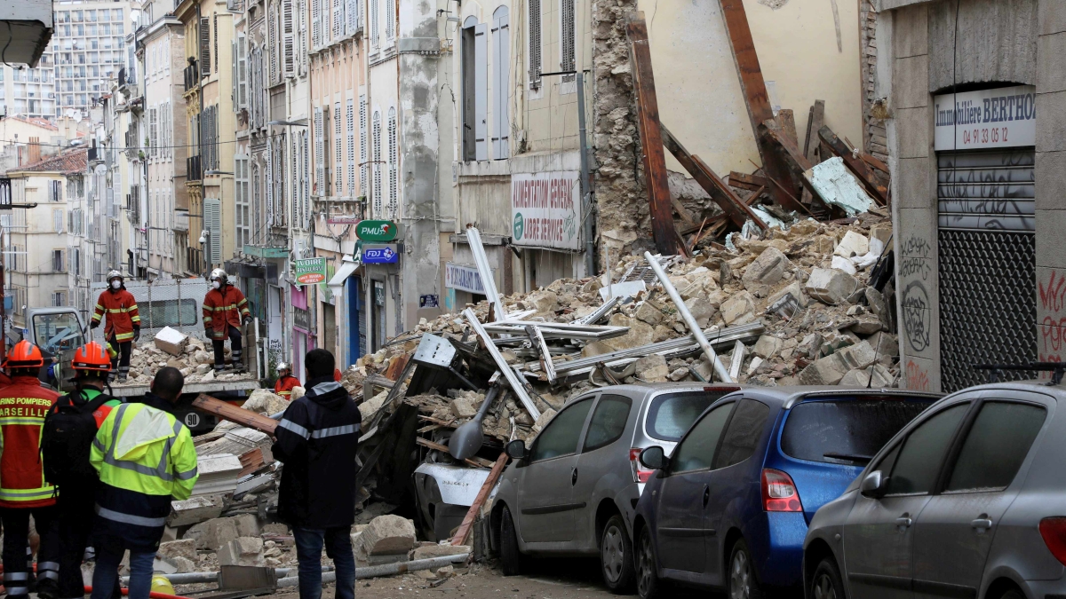 Effondrement immeubles Marseille © Max PPP / La Provence Valérie Vrel