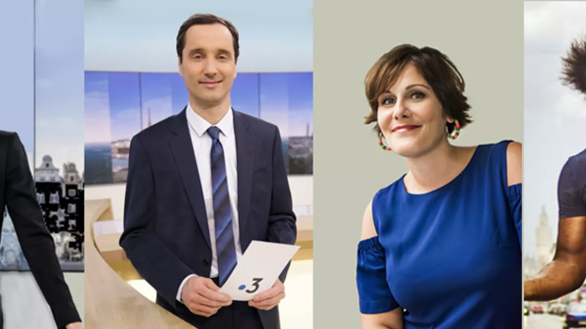 Les animateurs de France 3 Hauts-de-France : Virna Sacci, Dominique Patinec, Virginie Demange et Kamini Les animateurs de France 3 Hauts-de-France : Virna Sacci, Dominique Patinec, Virginie Demange et Kamini
