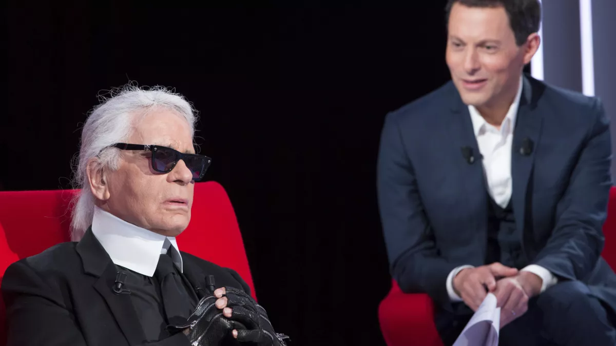 Karl Lagerfeld au Divan de MOF Karl Lagerfeld au Divan de MOF