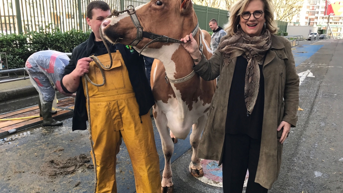 Catherine Matausch en direct du salon de l'agriculture