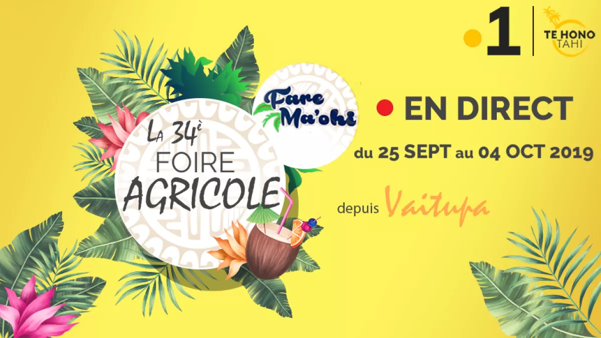 @servicecommunicationpolynesiela1ere La 34è foire agricole - direct TV et Radio