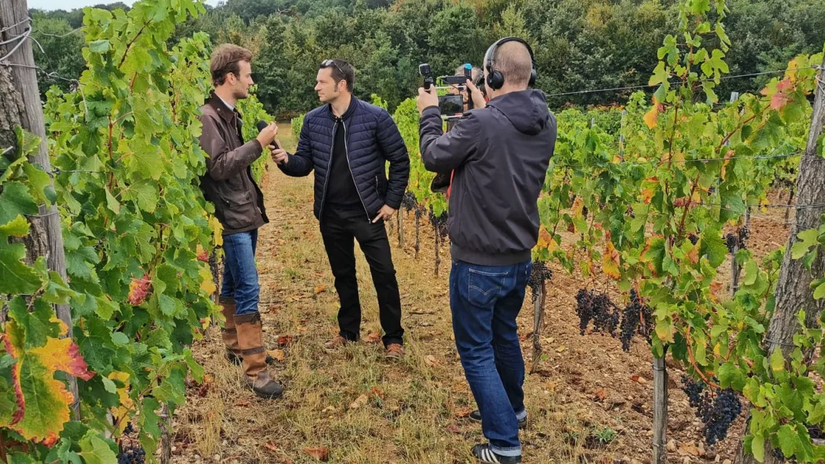 tournage Côté châteaux tournage Côté châteaux