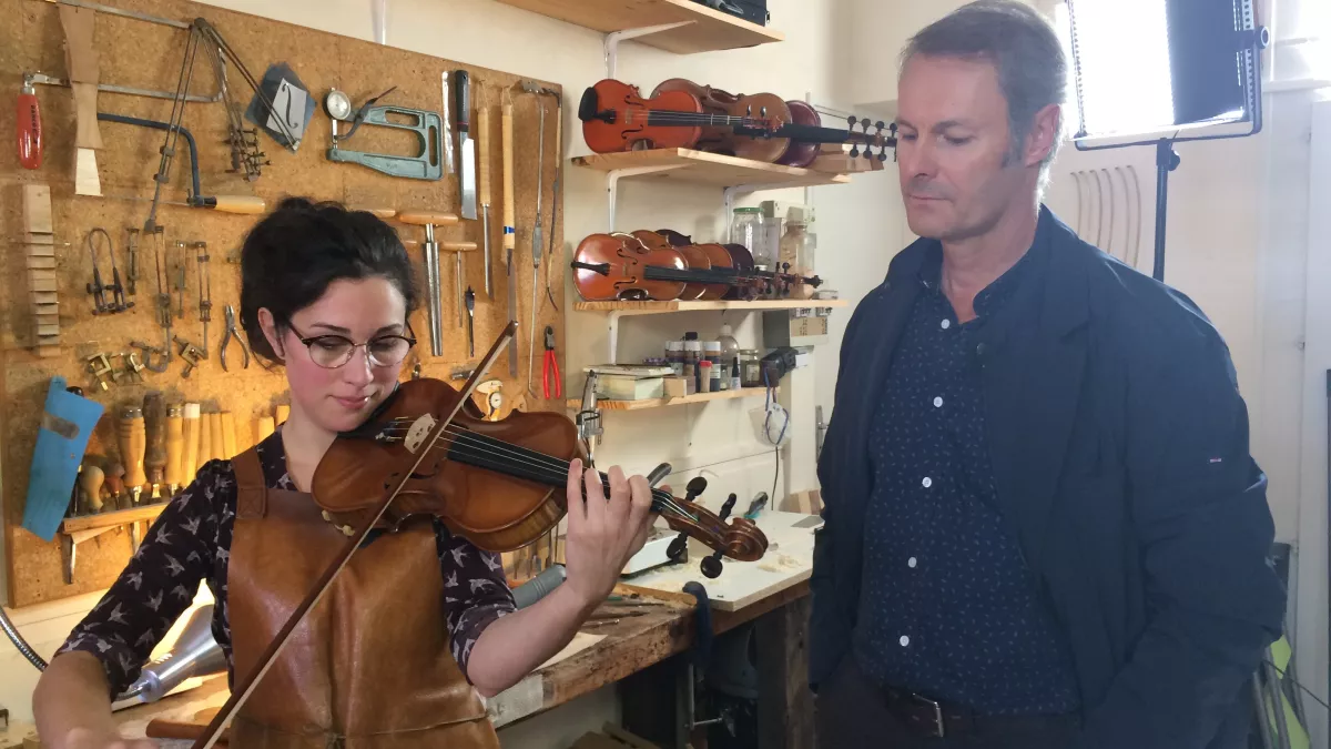 Emmanuel Faure et Adèle Débias, luthière Emmanuel Faure et Adèle Débias, luthière