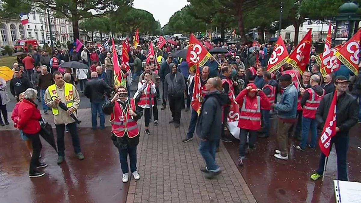 manifestation contre la réforme des retraites/©Stéphane Bourin/France Télévisions Manifestation