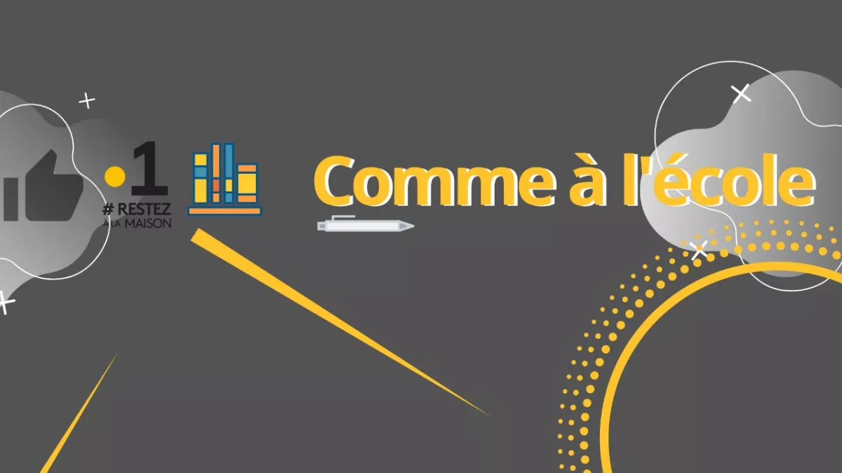 comme à lécole visuel