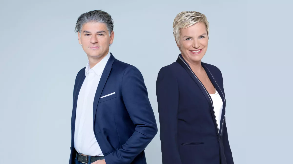 Jacques Cardoze et Elise Lucet Jacques Cardoze et Elise Lucet