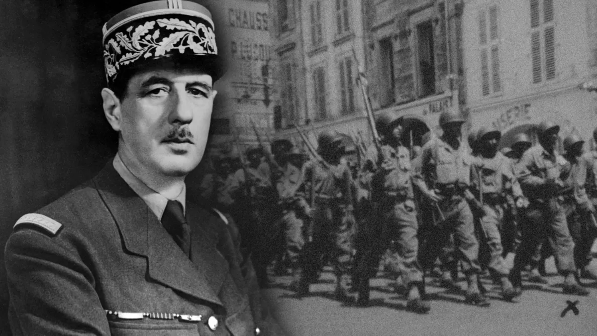 ©STF/ AFP/ AMC2/ FTV TEMPS FORT: GENERAL DE GAULLE