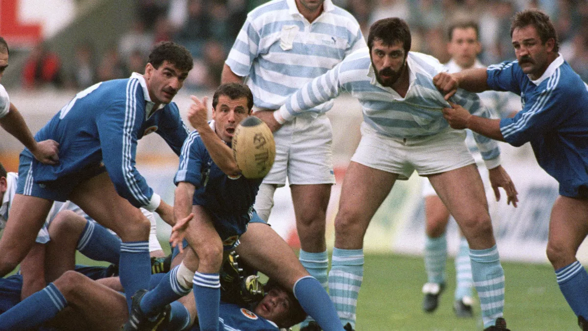 Patrick Hertzog/AFP Rugby : Finale du championnat de France 1990