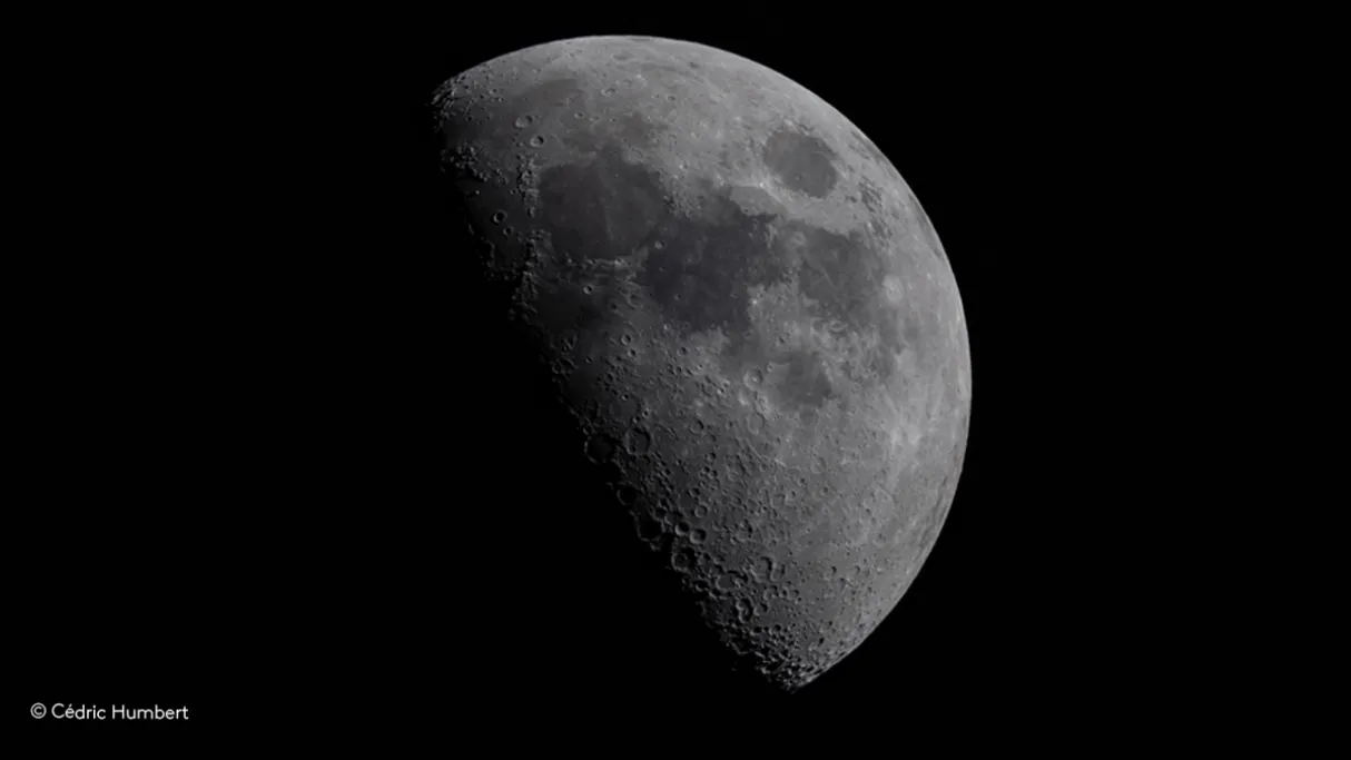 Photo de la Lune © Cédric Humbert, astrophotographe