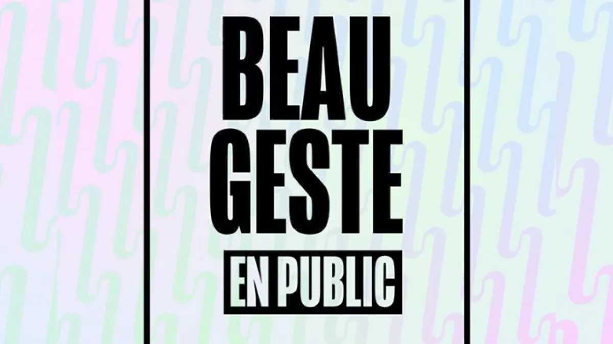 Beau geste en public