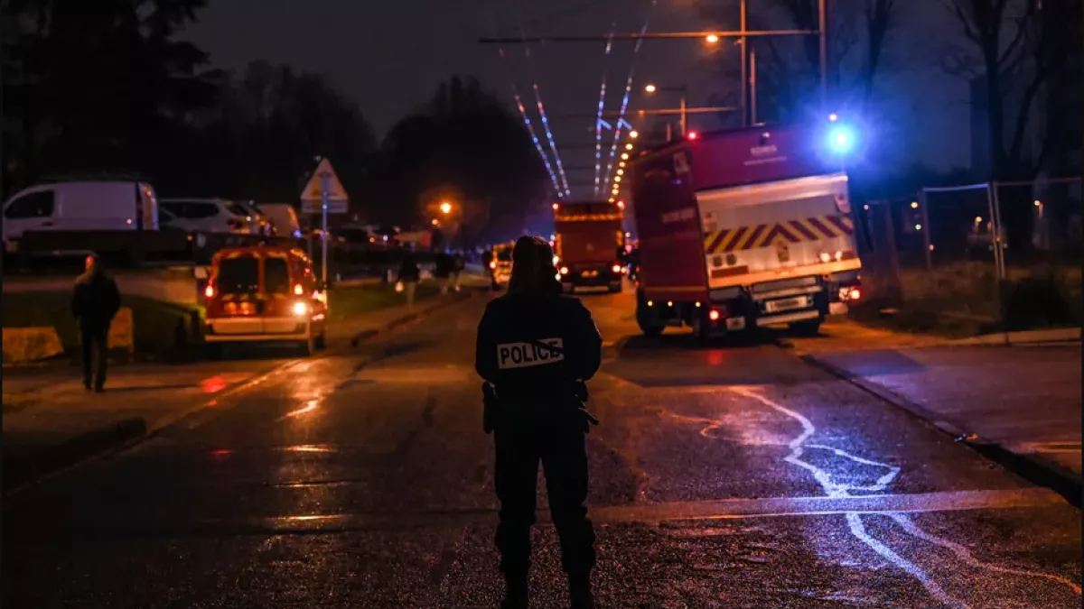Incendie à Vaulx-en Velin
