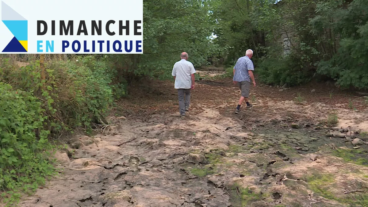 Dimanche en politique - Sécheresse - CREDIT FTV Dimanche en politique - Sécheresse - CREDIT FTV