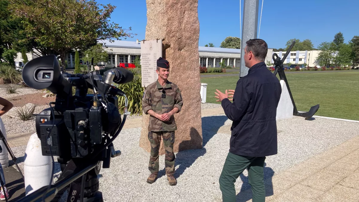 EDR tournage avec l'armée