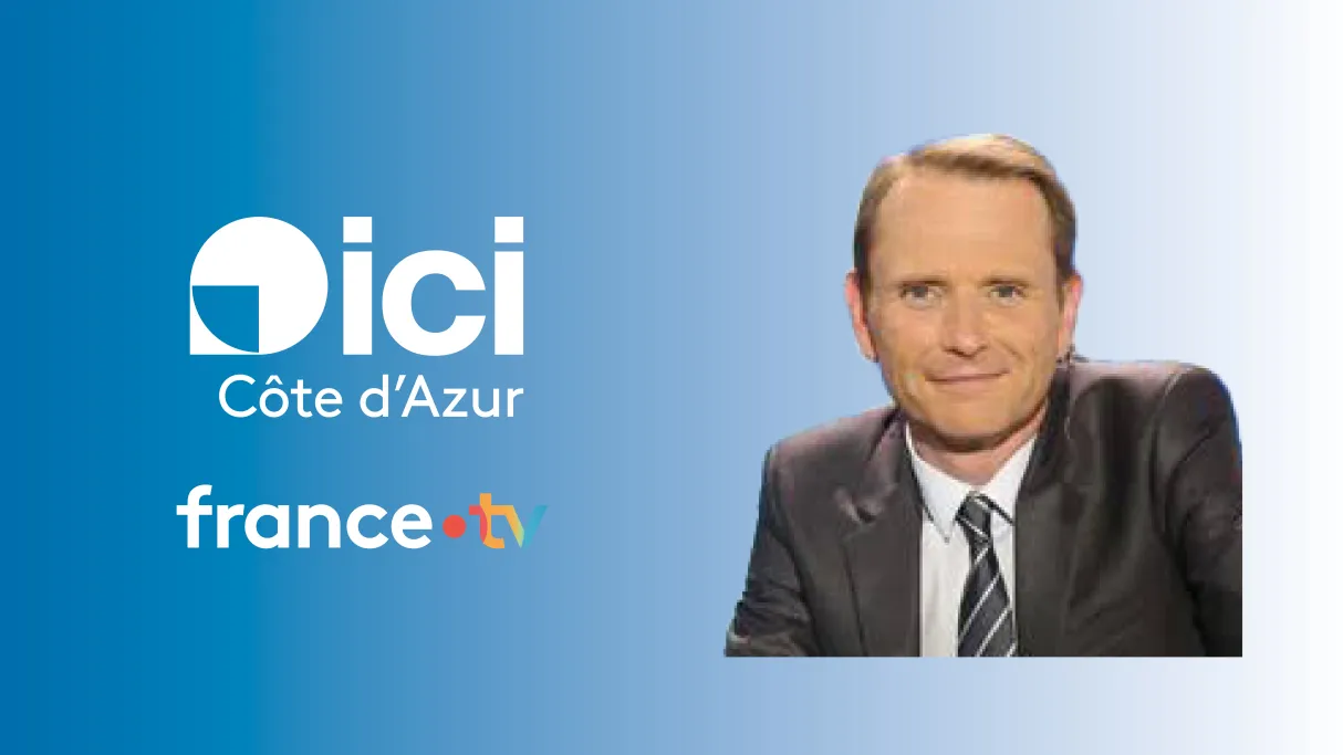 Gérald Teissier - rédacteur en chef ICI Côte d'Azur TV