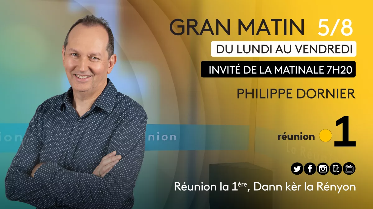 GRAN MATIN - L'INVITE DE LA MATINALE RADIO REUNION LA 1ERE GRAN’ MATIN L’INVITÉ DE LA MATINALE Mardi 25 février 2025 à 7.20 Le docteur Raphaël Renambatz-Ichambe, spécialiste de la douleur.