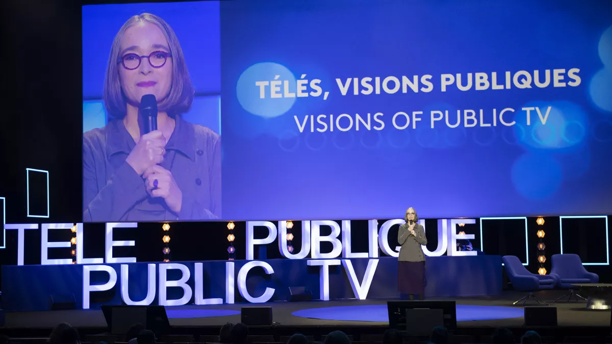 colloque télés visions publique header Delphine Ernotte Cunci