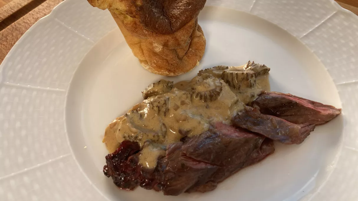 Boeuf aux morilles caféinées 