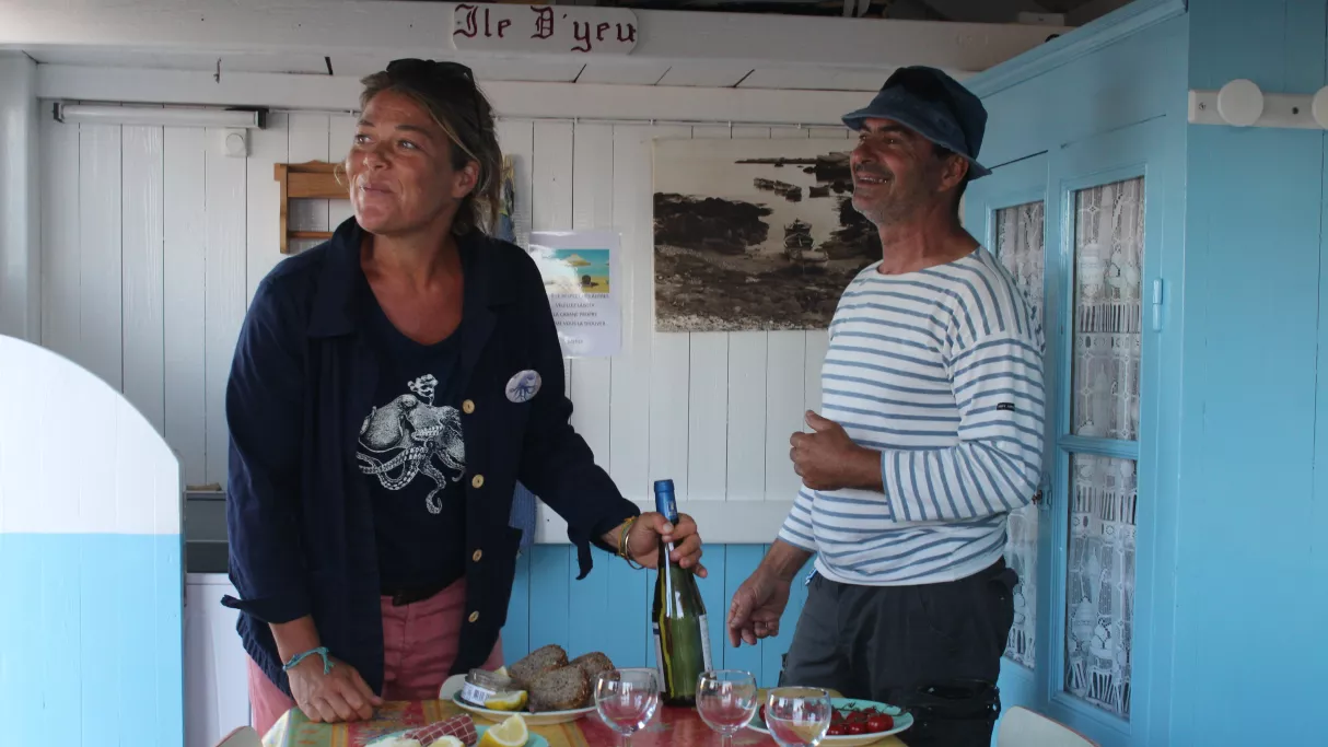 Julie Hattu à l'île d'Yeux © Clémence Laroque 