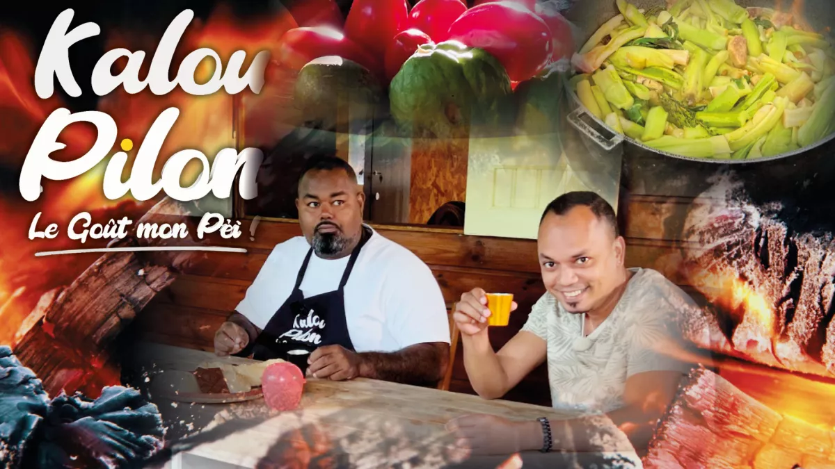 KALOU PILON / Saison 3 EPISODE 5 : Cette semaine, Lucay nous invite à manger du côté de St Joseph et les bons produits péi sont au rendez-vous. Il met à  l’honneur le zandouille péi, un des emblèmes de la charcuterie Réunionnaise, à déguster sous différentes recettes.