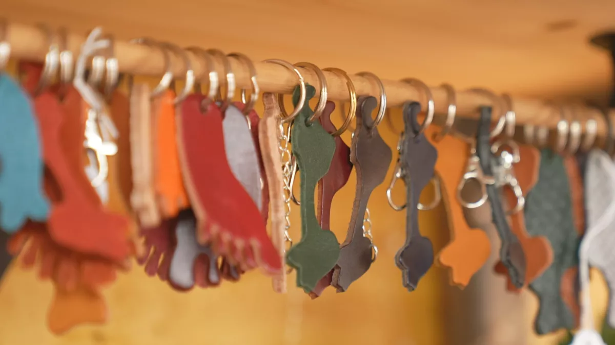 porte-clefs atelier Dur à cuire