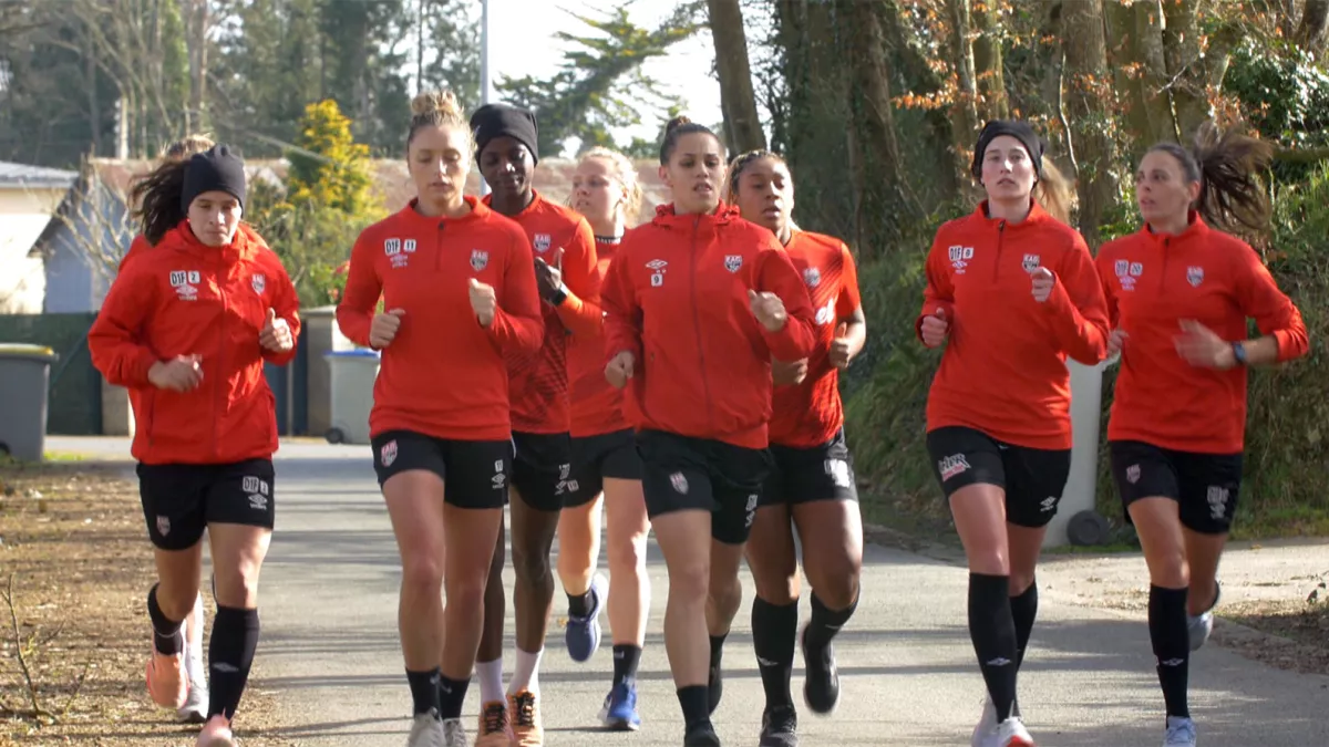 L'équipe féminine de football EAG