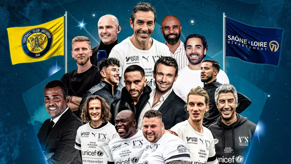 Match de Gala caritatif Gueugnon Unicef. Match de Gala caritatif Gueugnon Unicef.