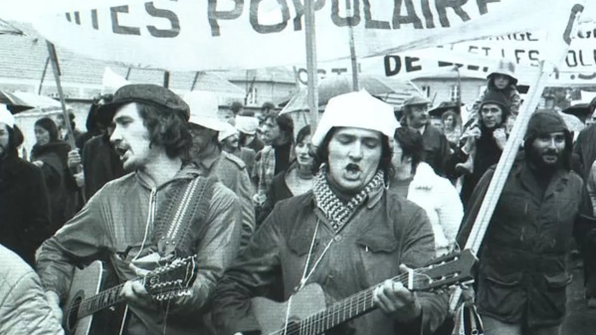 dim pol spécial LIP manifestation LIP en septembre 1973 à Besançon