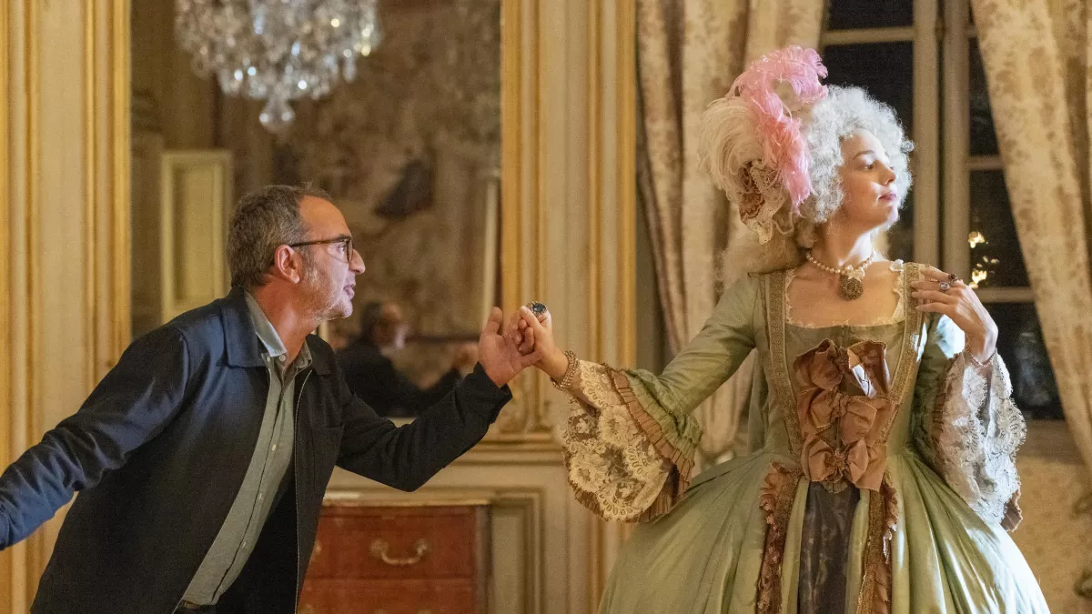 Bruno Solo et Marina Delmonde (rôle Marie-Antoinette) pr GDT6 © Nathalie Guyon / FTV Bruno Solo et Marina Delmonde (rôle Marie-Antoinette) pr GDT6 ©Nathalie Guyon / FTV
