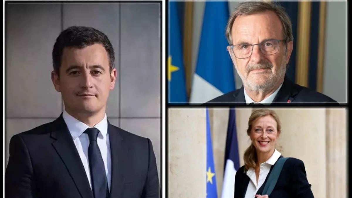 Gérald Darmanin, Jean-François Carenco, Charlotte Caubel