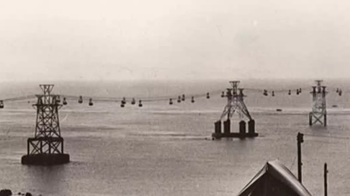 La mine sous la mer