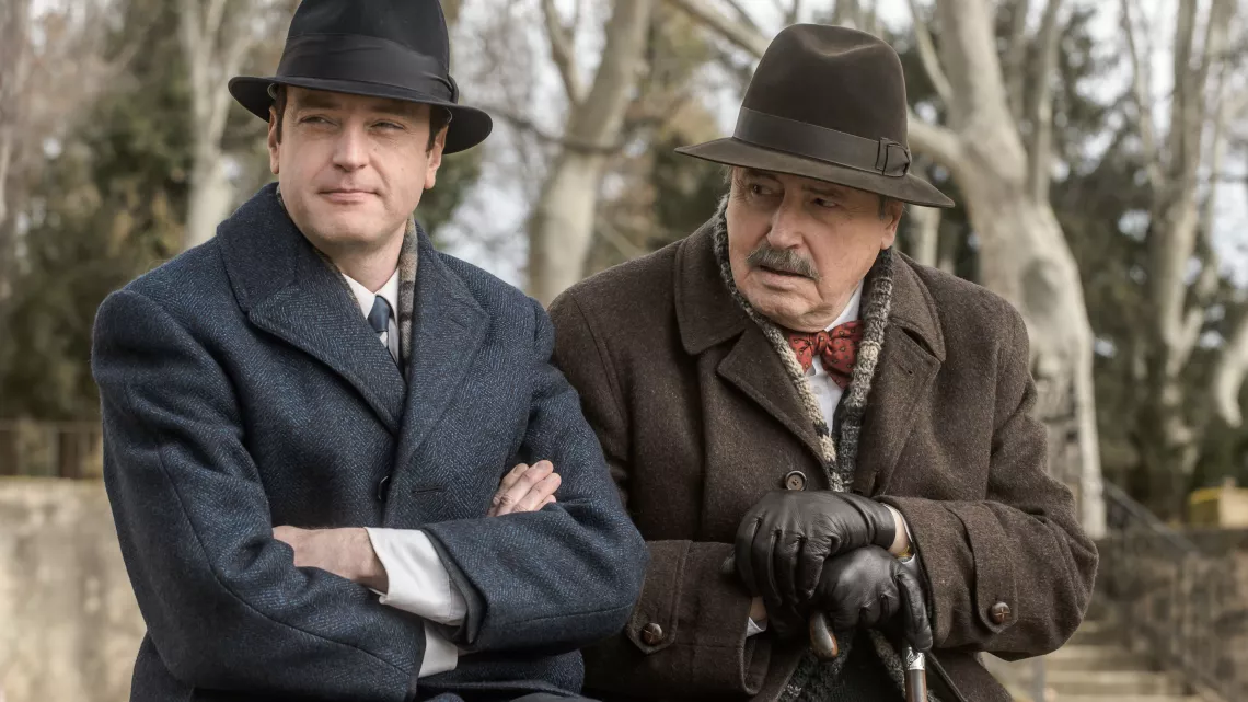 Victor Lanoux (Commissaire Laviolette) & Nicolas Grandhomme (le juge Tardieu)
