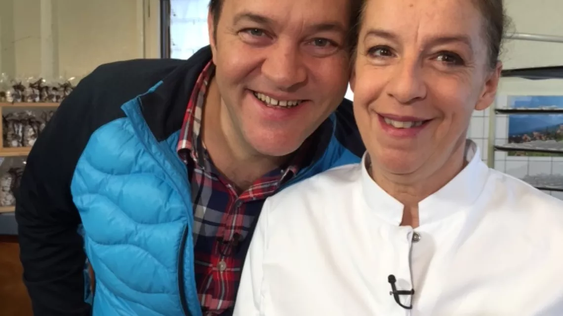 Emmanuel Renaut et Isabelle Vigliengo, chocolatière, fabricante des Glaçons de Megève