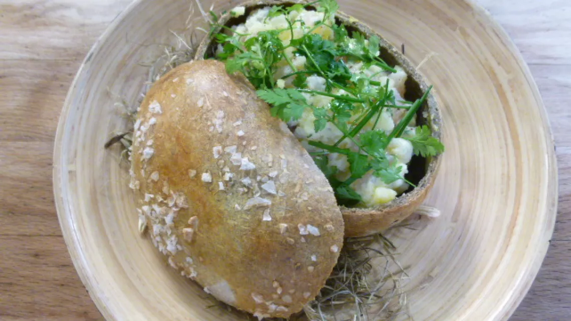 Pomme de terre au foin 