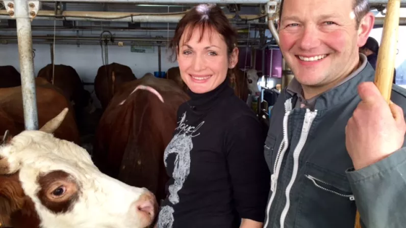 Virginie Avettand du GAEC La Molloire