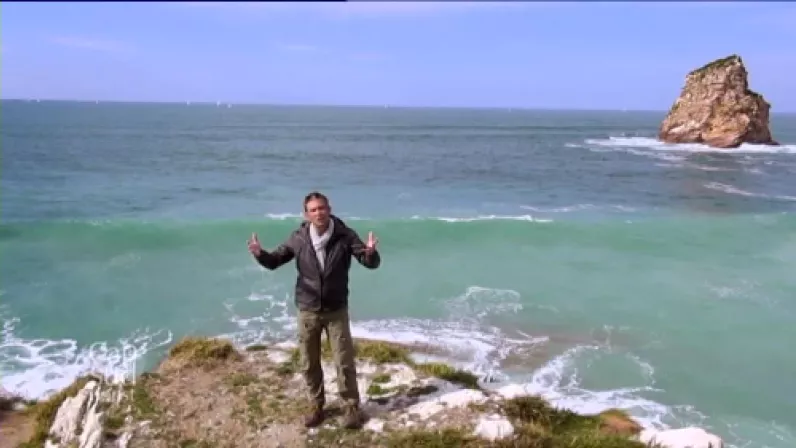 Vue du Drone Eric Perrin et l'Océan