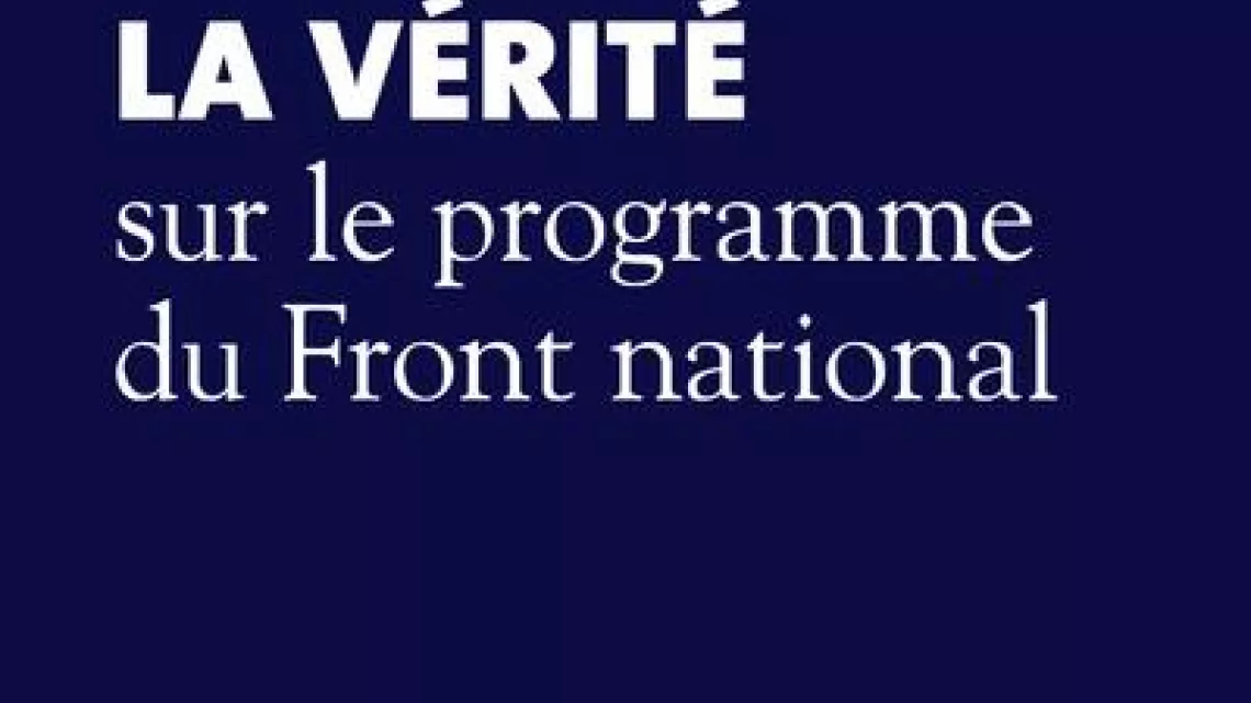 La vérité sur le programme du Front National
