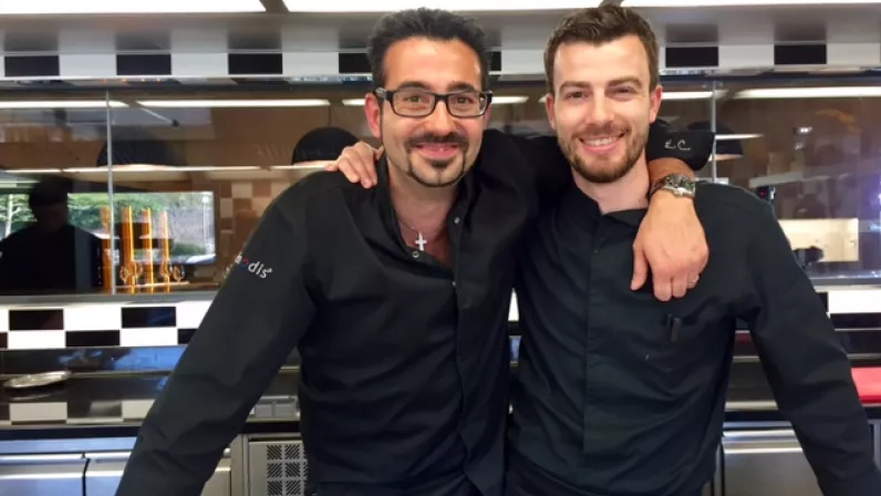 Edward Cristaudo et Julien Degraeve, chef pâtissier