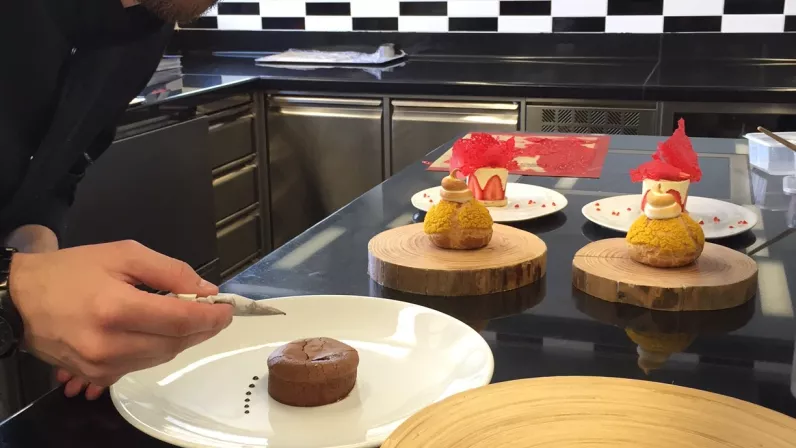 Julien Degraeve, chef pâtissier du restaurant le W