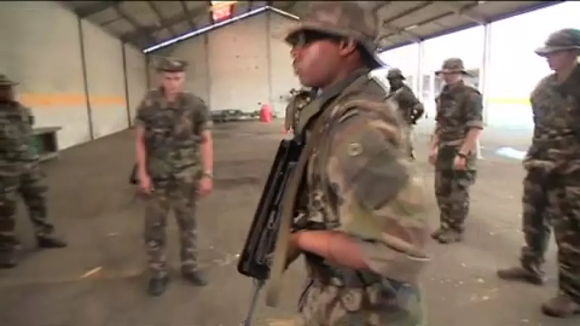 Steven, jeune recrue de l'armée de terre, lutte contre Daech