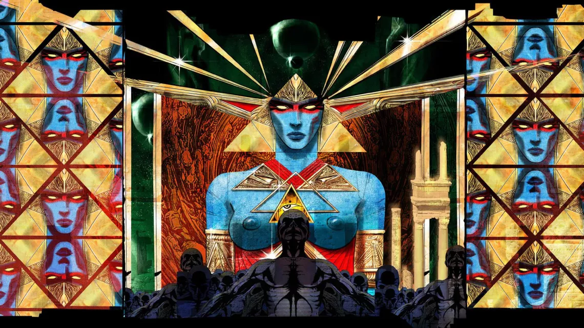 Dessin de Philippe Druillet projeté aux Chorégies d'Orange