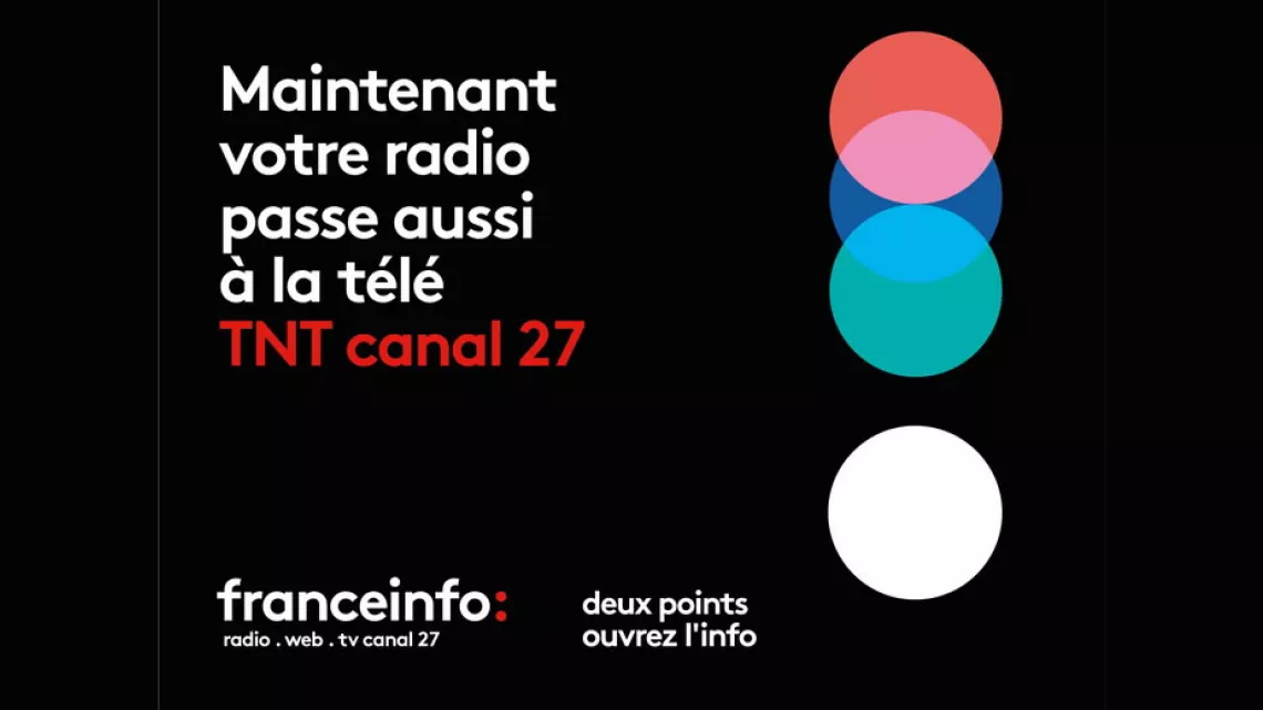 "Maintenant, votre radio passe aussi à la télé - TNT canal 27"