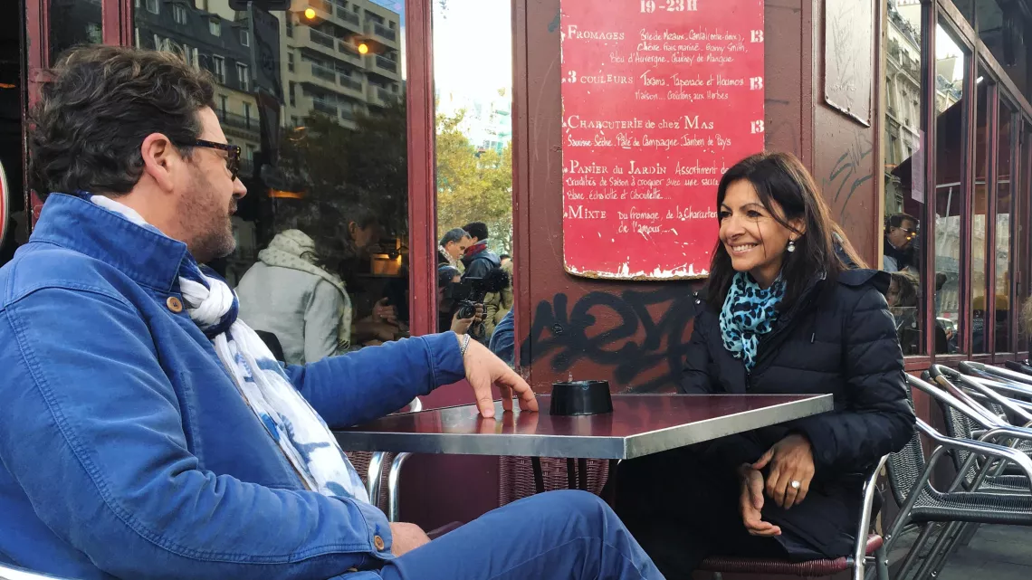 Anne Hidalgo et Yvan Hallouin