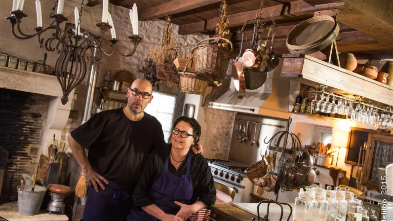 Françoise et son mari Philippe