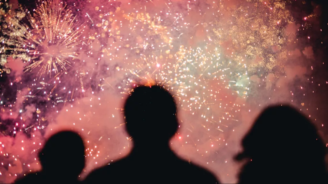 feux d'artifice 