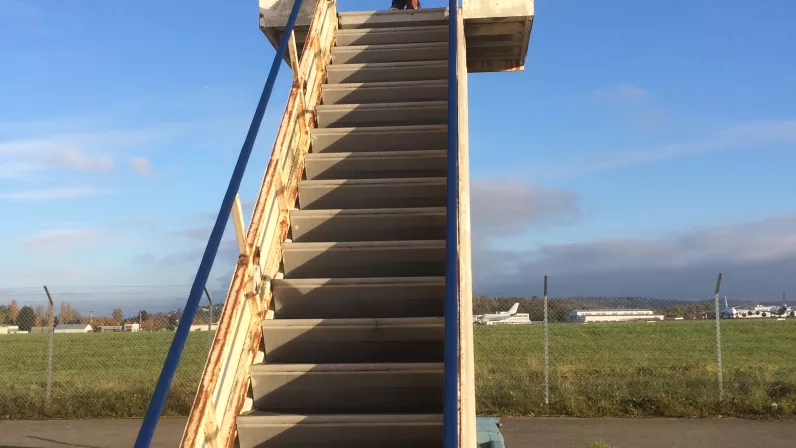 Pierjean escalier embarquement