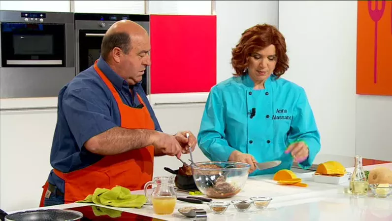 Anne et Serge sur la plateau