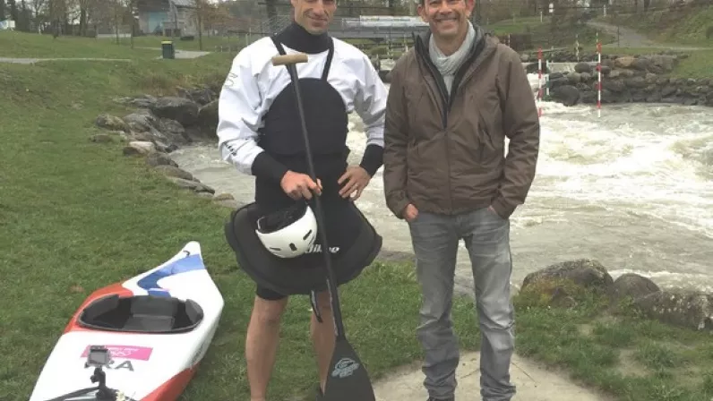 Eric Perrin et Tony Estanguet