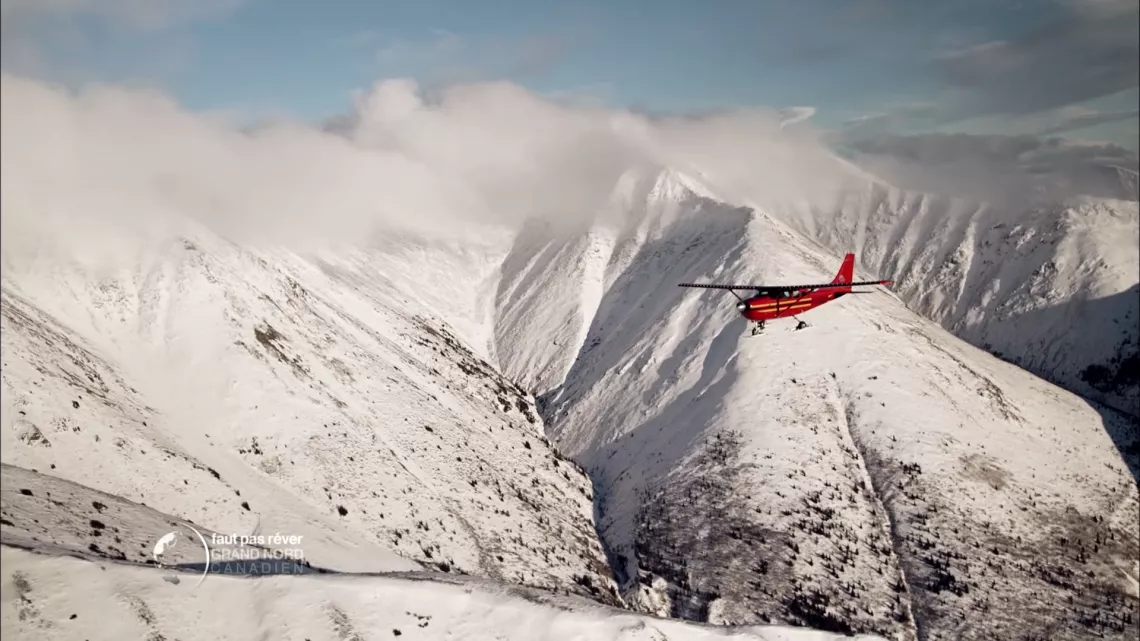 Capture d'écran d'un avion à ski