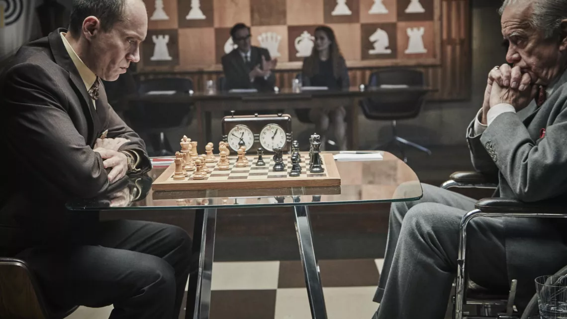 Photo extraite de l'épisode Échec et mat, saison 4 des Enquêtes de Morse